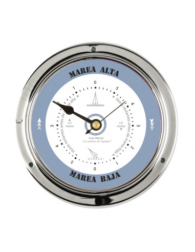 CHROME BRASS TIDE INDICATOR