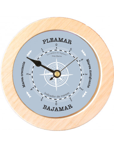 TIDE INDICATOR IN A WOODEN CASE