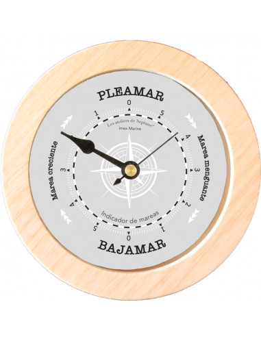 TIDE INDICATOR IN A WOODEN CASE