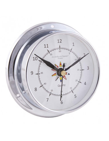 CHROME BRASS CLOCK