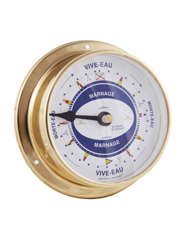 BRASS CASE TIDAL RANGE INDICATOR