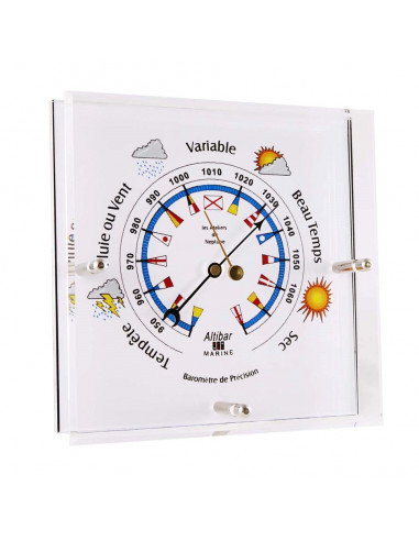 DESKTOP / HANGING BAROMETER ON ACRYLIC FRAME