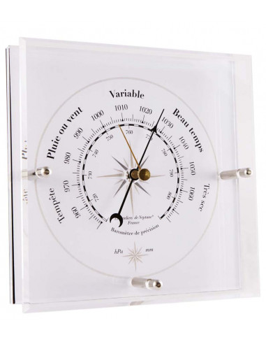 DESKTOP / HANGING BAROMETER ON ACRYLIC FRAME