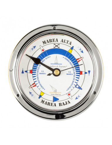 CHROME BRASS TIDE INDICATOR