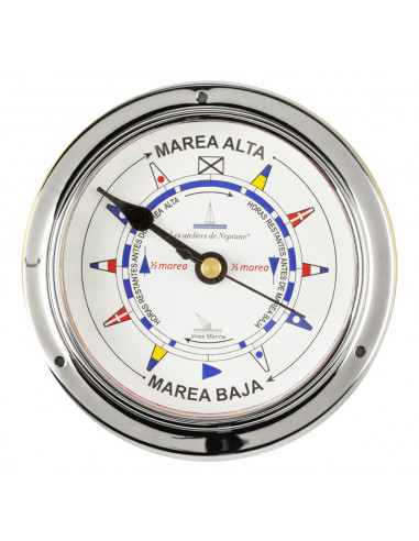 CHROME BRASS TIDE INDICATOR